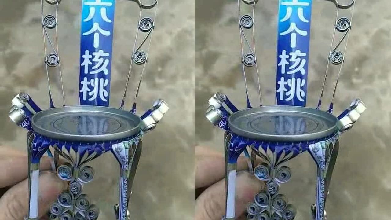 手工饰品怎么制作短视频 仨理工科女生易拉罐巧做“凤冠”变废为宝
