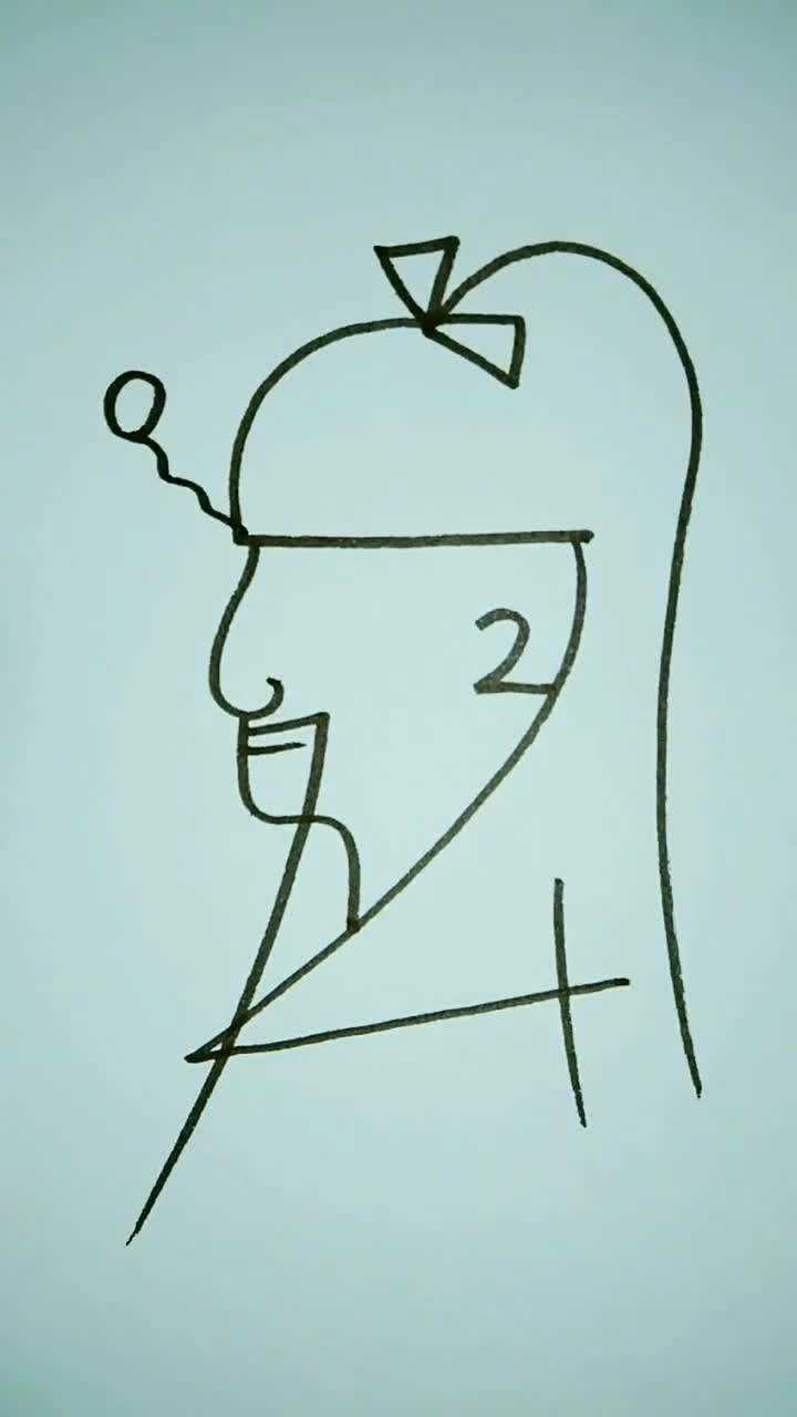 用数字1到10画关羽.