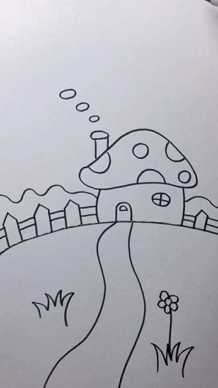 简单易学的简笔画显得温馨又可爱