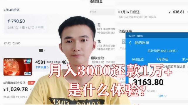 网商贷还4300花呗3100,信用卡1100,负收入的第13个月