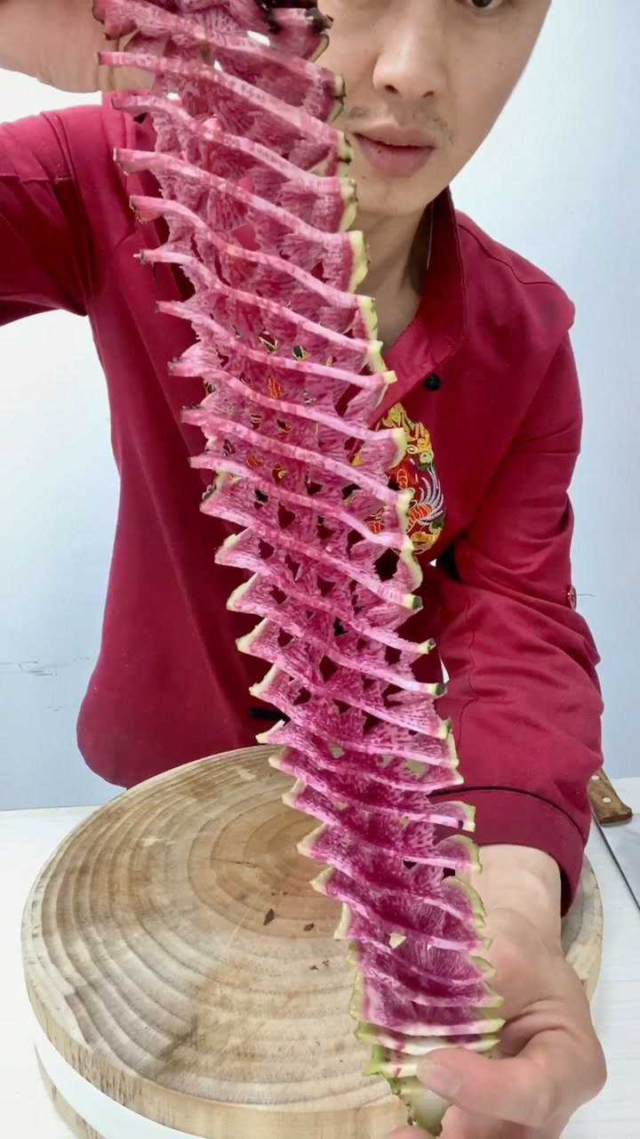 蓑衣花刀完整过程