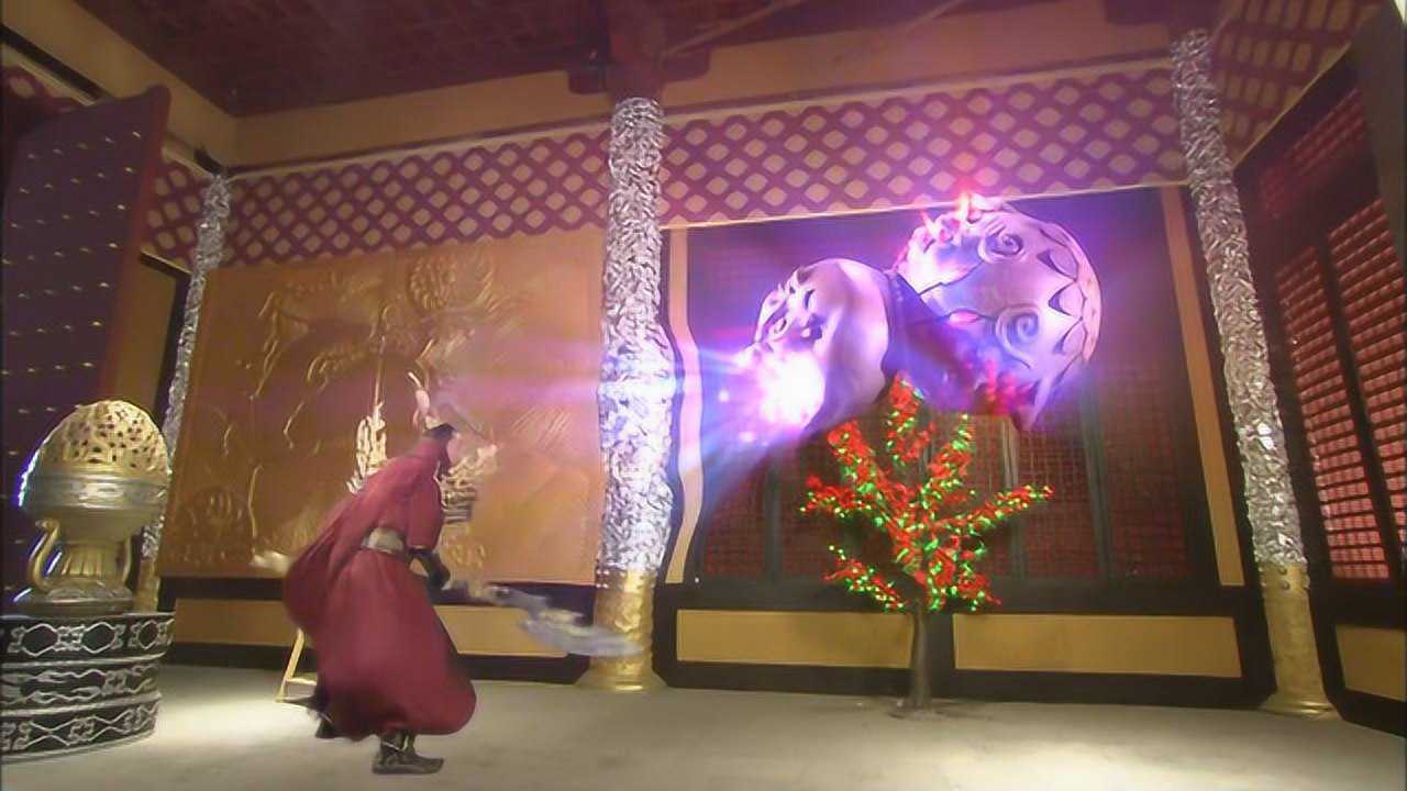 石敢当赢妖变身将石敢当吸进肚里结果石敢当让她粉身碎骨