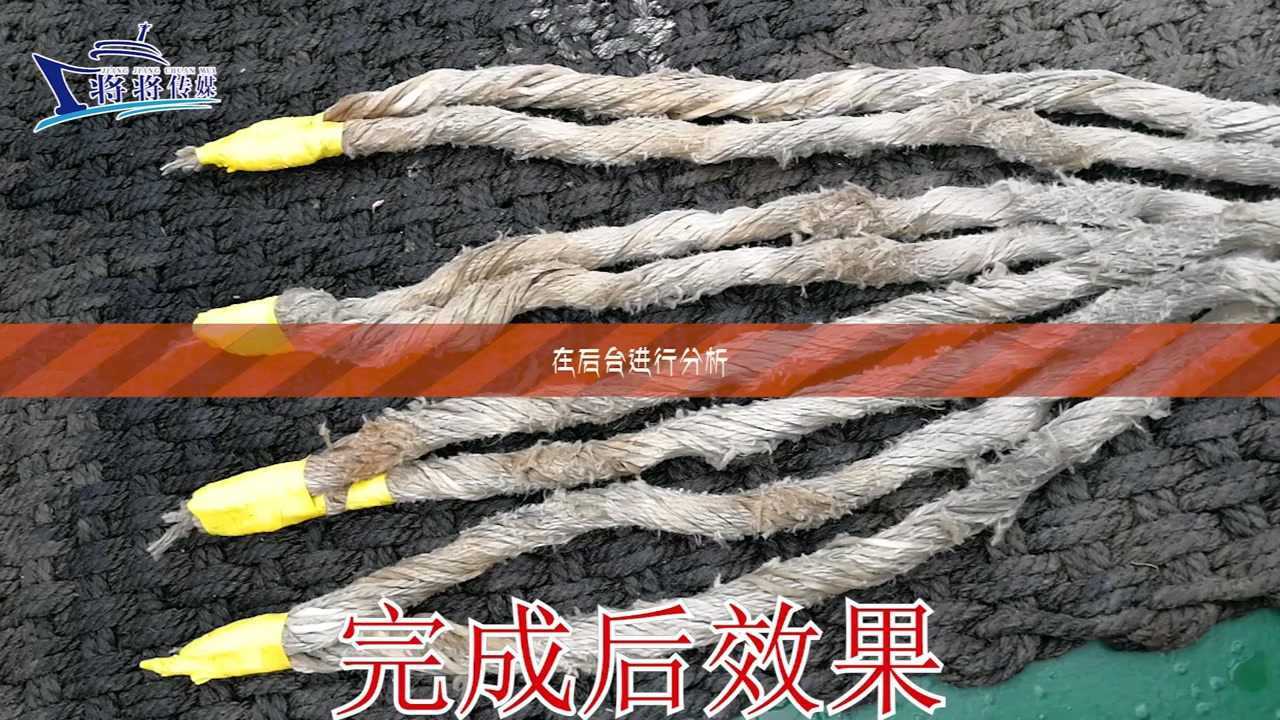 八股缆绳琵琶头插接