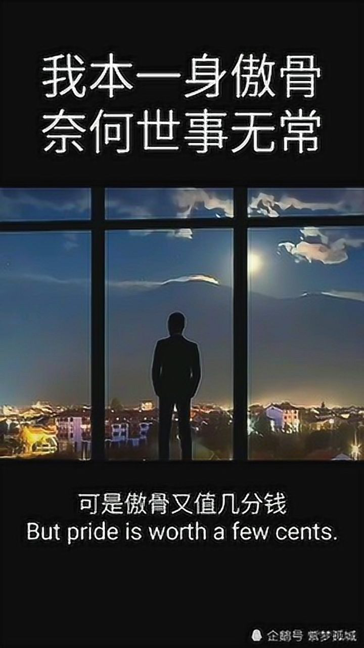 我本一身傲骨,奈何世事无常_腾讯视频