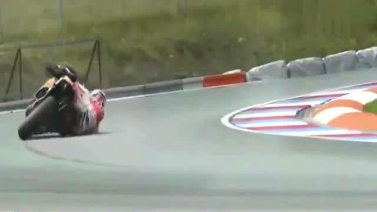 机车摩托马奎斯经典的68压弯,目前为止motogp压弯的极限_高清1080P在线观看平台_腾讯视频