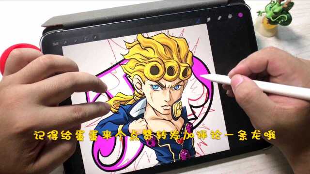 jojo:茸茸这样画,好像已经没内味了,荒木老师我对不起你