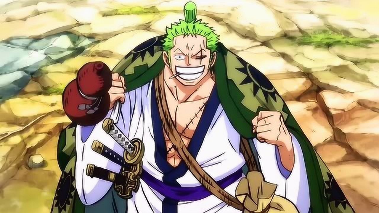 路飞的笑容感染人,索隆的笑容就是单纯的帅