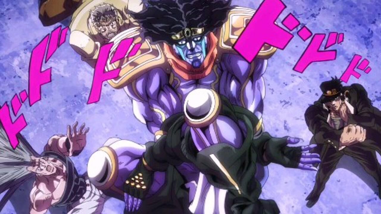 jojo被自己的白金之星给欧拉欧拉了一顿