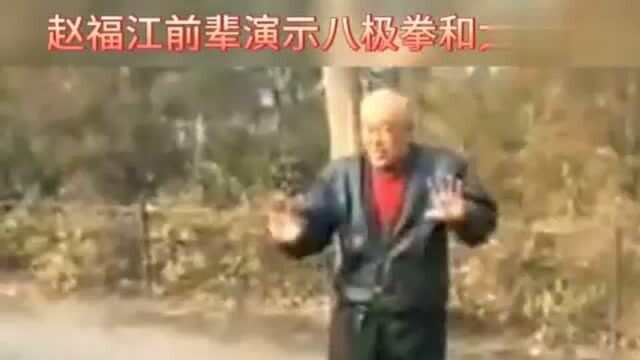 赵福江前辈现场演练传统武术大成拳和八极拳!