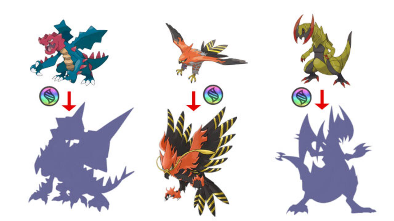 神奇宝贝自制3只宝可梦的mega形态双斧战龙超进化后太帅气