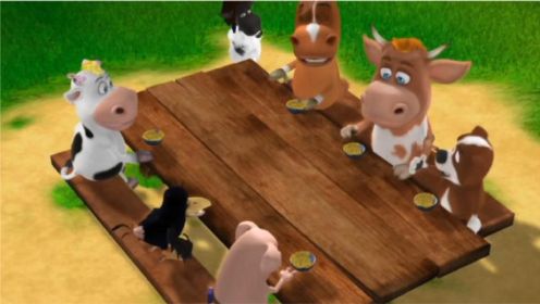 励志动画片《农场小牛牛》：一群小动物知错能改的故事
