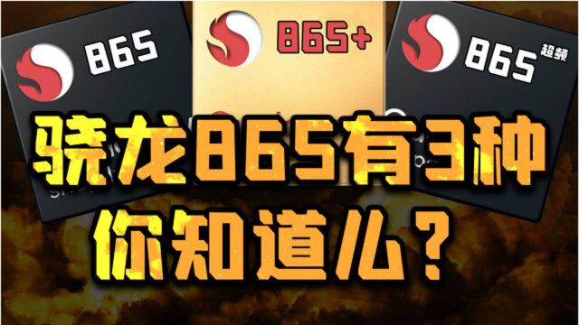 「小白测评」骁龙865+到底快多少?3种865处理器实测