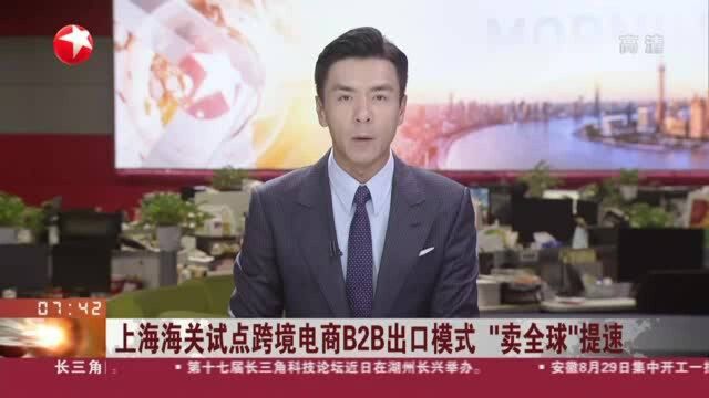 上海海关试点跨境电商B2B出口模式 “卖全球”提速