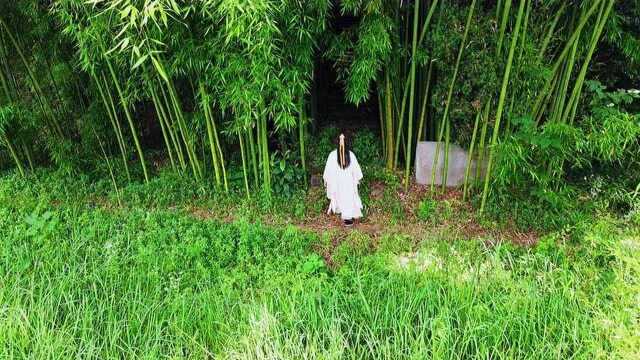 广福风景(19)航拍开江县广福镇百步梯竹海 男人都有武侠梦