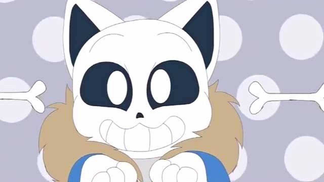 传说之下可爱的sans猫真是太可爱了喜欢吗