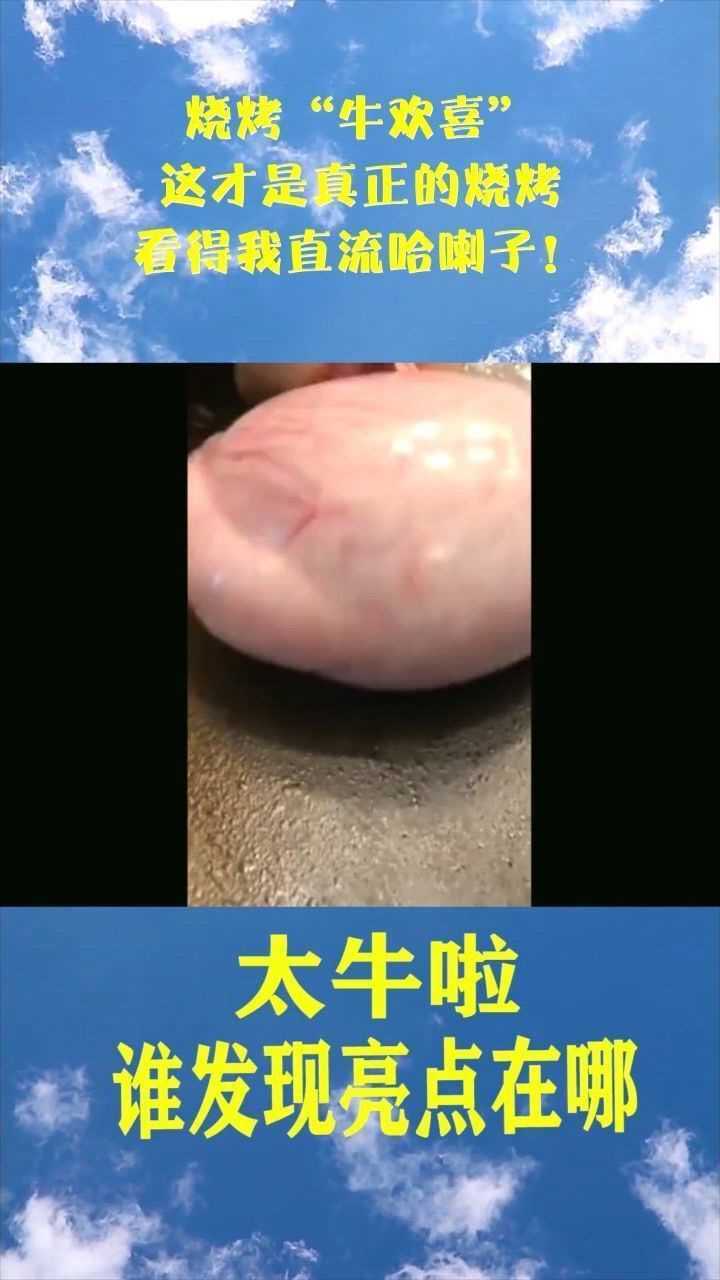 烧烤牛欢喜这才是真正的烧烤看得我直流哈喇子