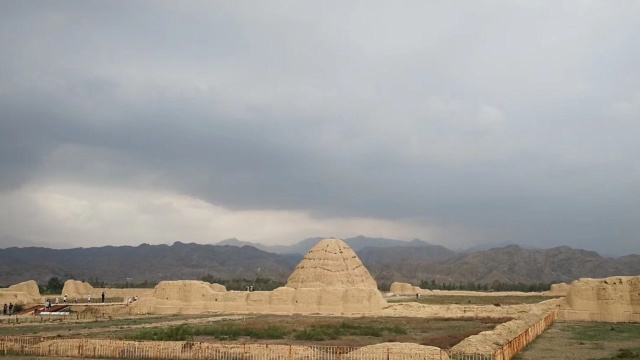 宁夏西夏王的陵墓