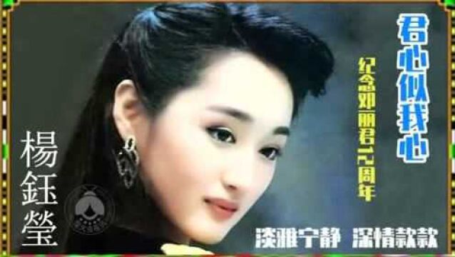 杨钰莹《君心似我心》怀念邓丽君 款款深情