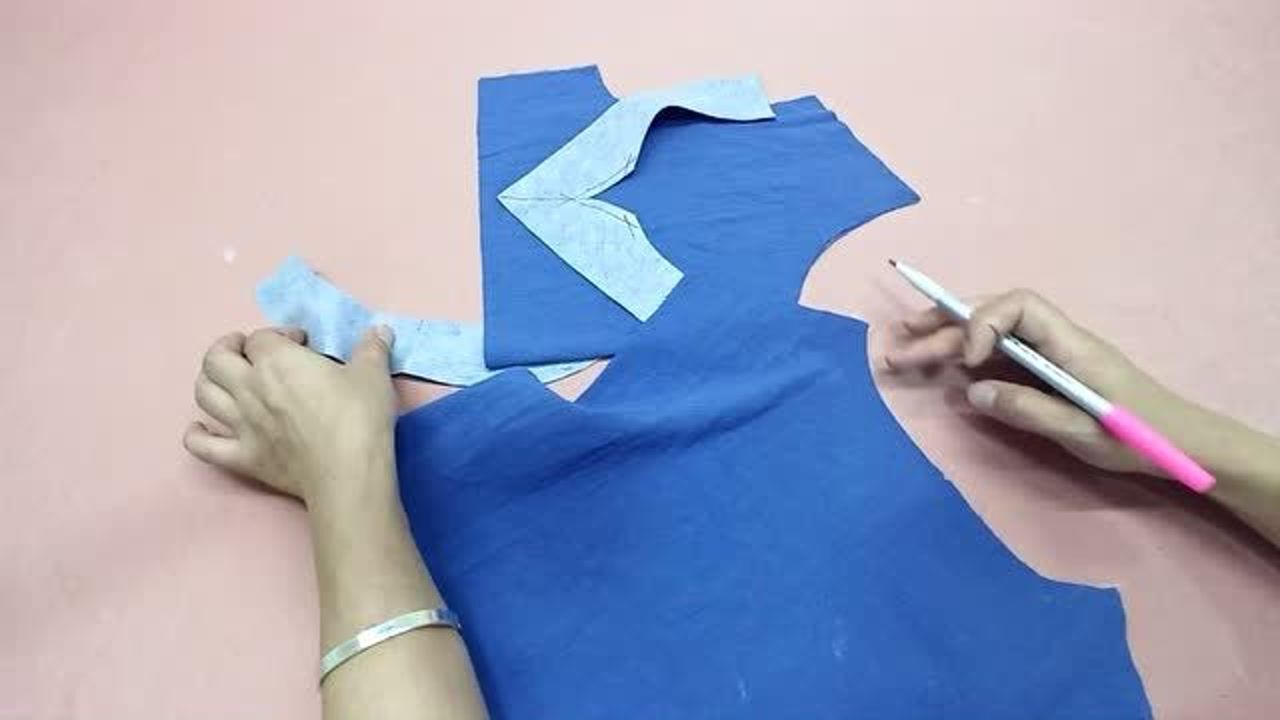 做衣服怎样把领子做的平整美观鸡心领的缝制教程来啦