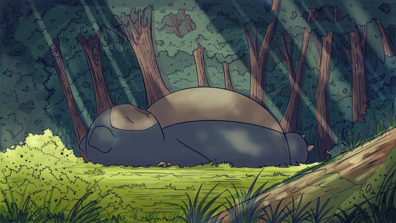 【精灵宝可梦水彩系列】no.10 卡比兽