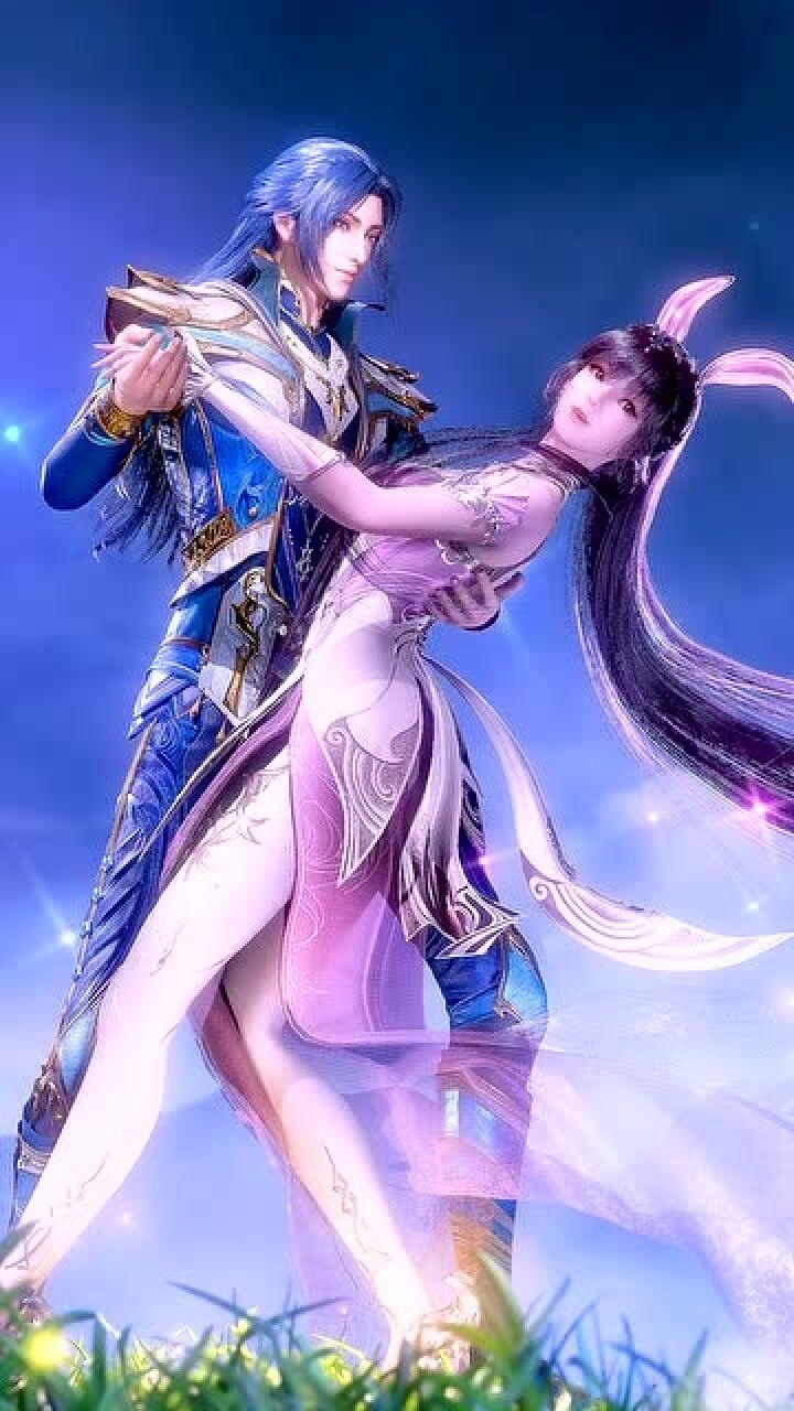 斗罗大陆情人怨遥夜竟夕起相思唐三小舞来祝大家节日快乐哦