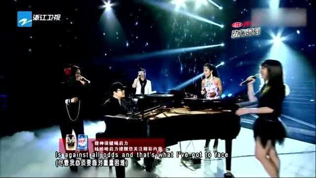 这个好声音:音乐大师刘欢亲自弹琴,带队演唱英文歌惊艳全场