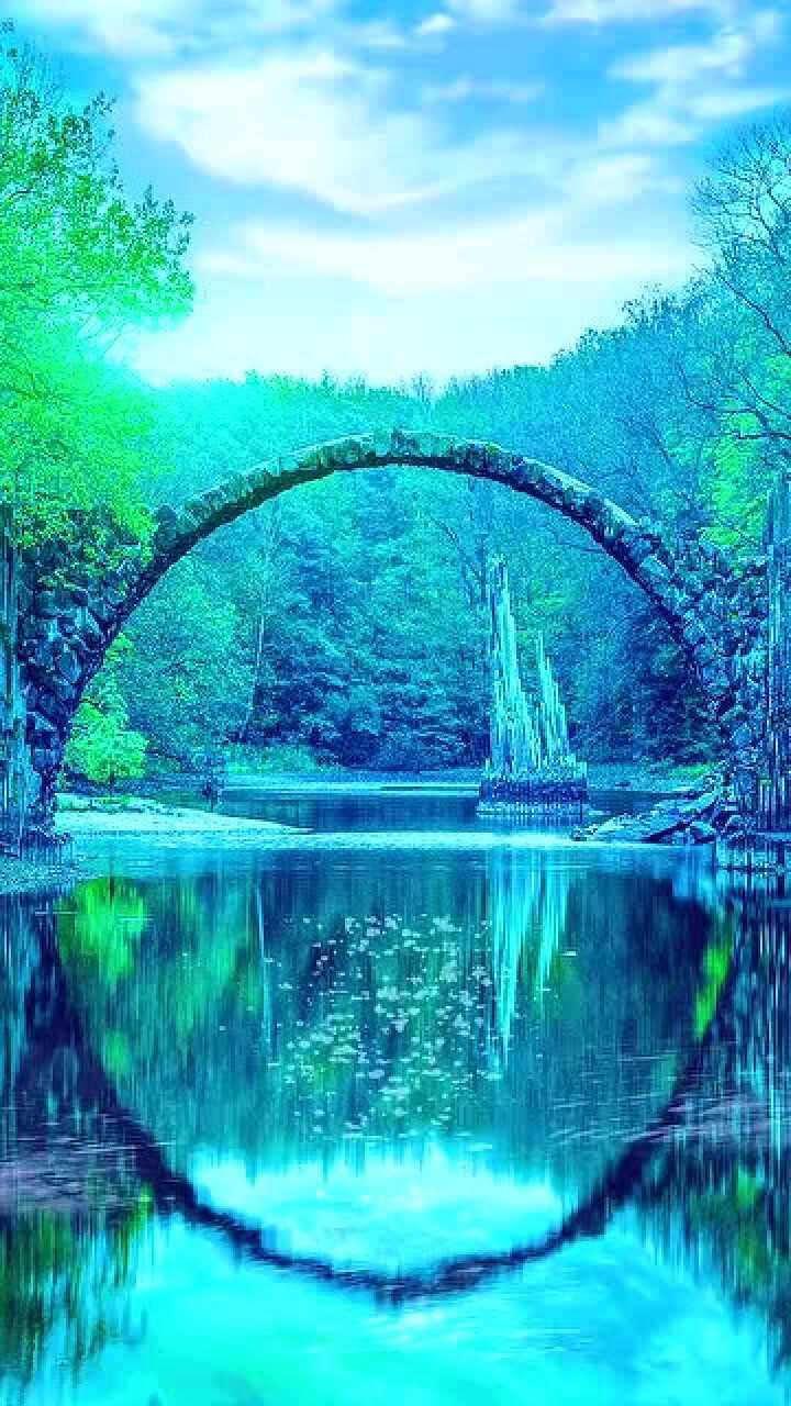 一年四季的月亮桥,心情郁闷时,就来看看风景吧!