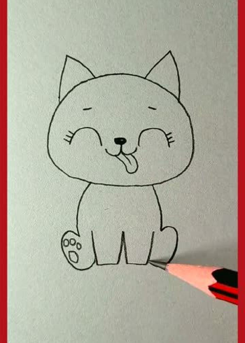 儿童简笔画,教你小狗的简单画法