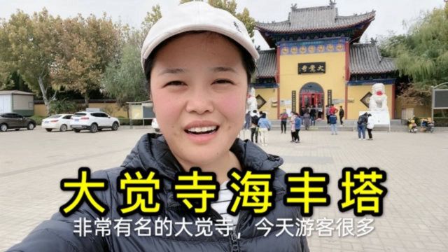 滨州无棣县大觉寺,无棣知名祈福大寺庙,内有著名的古迹十三层海丰塔