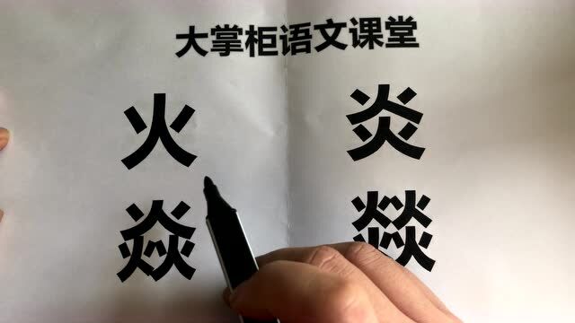 火炎焱燚,这四个字的正确读音和意思您懂吗?有些字在姓名里常用