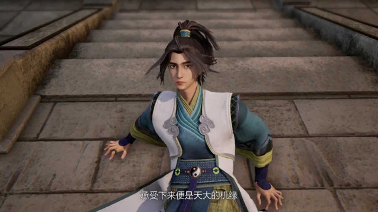 无上神帝牧云不顾自身体质的废柴程度硬接受诛仙图的力量