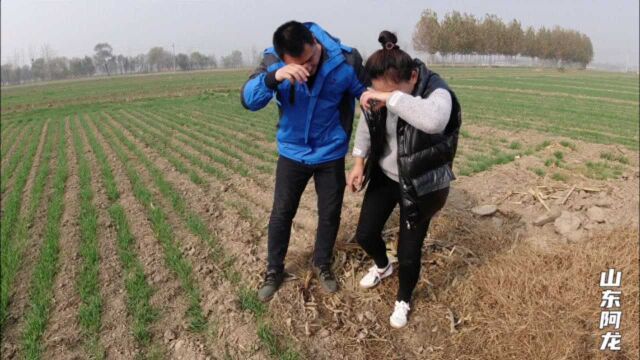 山东农村十月一上坟习俗,儿媳妇哭的如此伤心,已成泪人