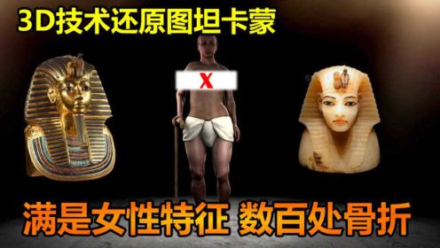 3D还原埃及法老，全身数百处骨折，遗传病缠身，《图坦卡蒙》纪录片