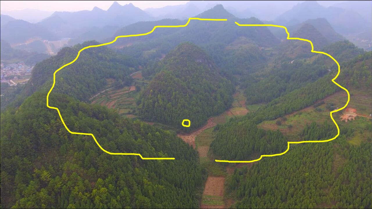 玉带缠腰大格局,终于找到这么好的风水宝地,太珍贵了