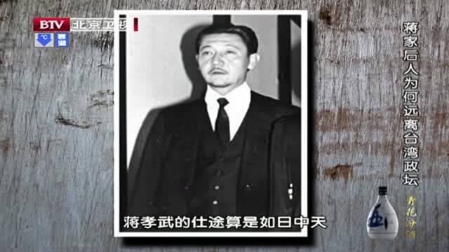 蒋孝武一回台湾,为了接任蒋氏政坛,竟在自己的装扮上下了大功夫