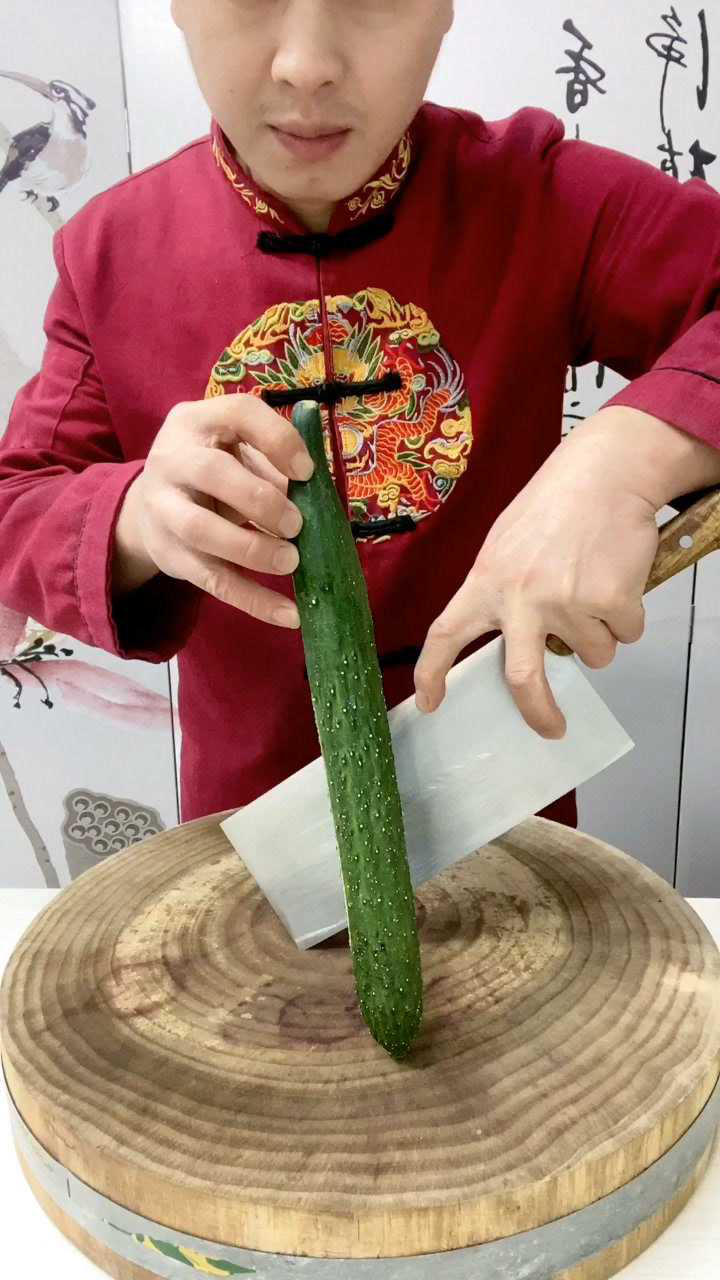 这才是真正的蓑衣黄瓜完整刀法.