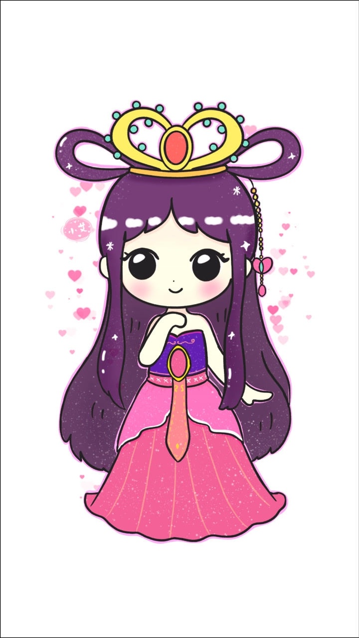 画罗丽公主 简笔画教程,q版超萌罗丽公主_腾讯视频