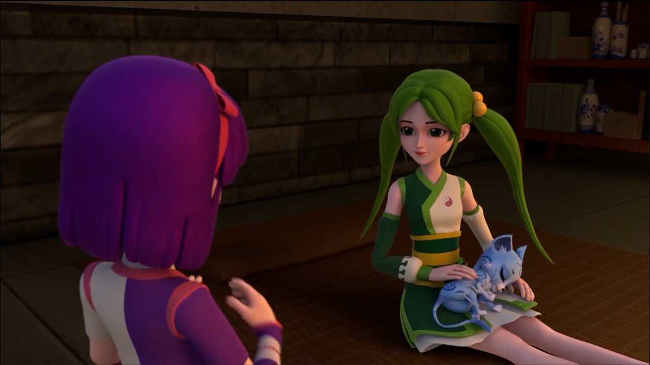 武当虹少年小紫真优秀打跑了坏人还去关心受伤的小绿