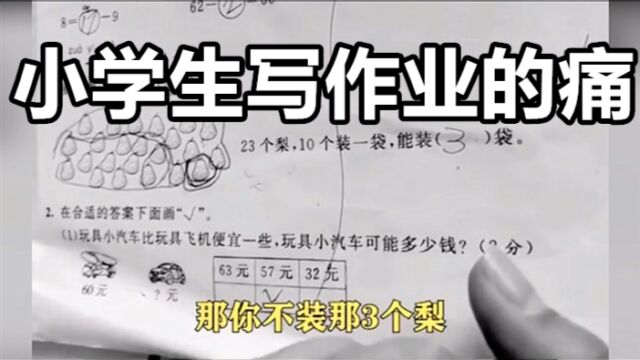 人类意外行为图鉴之小学生写作业的痛第二期