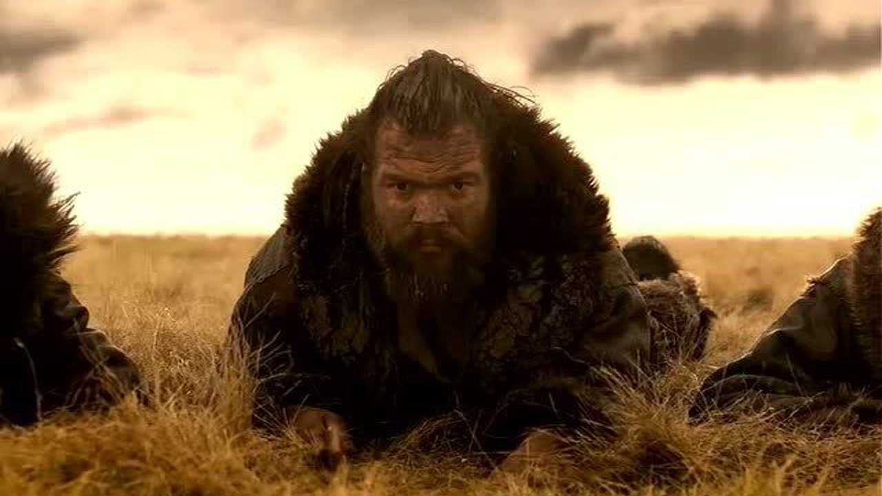 原始人狩猎,人类与野兽的对抗,场面太震撼了