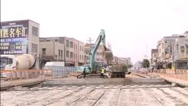 惠来各道路施工抢抓进度 有序推进工程建设