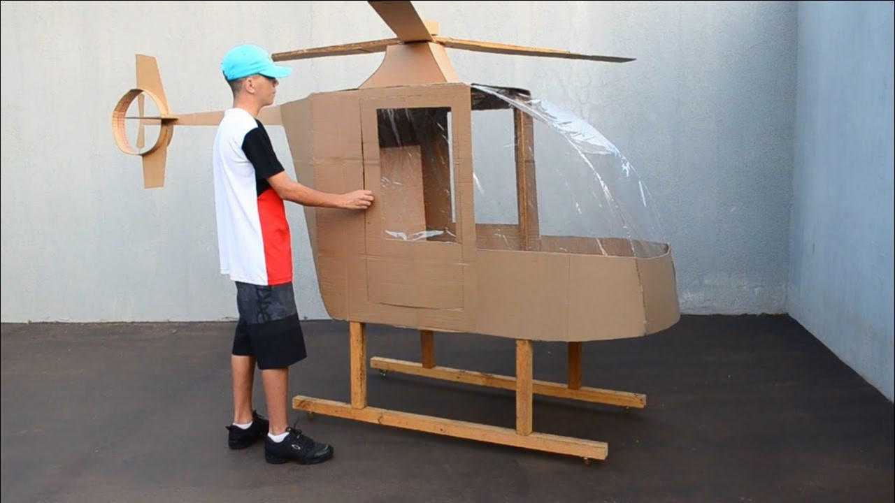 木板打造直升飞机能起飞小哥启动开关整个人都愣住了