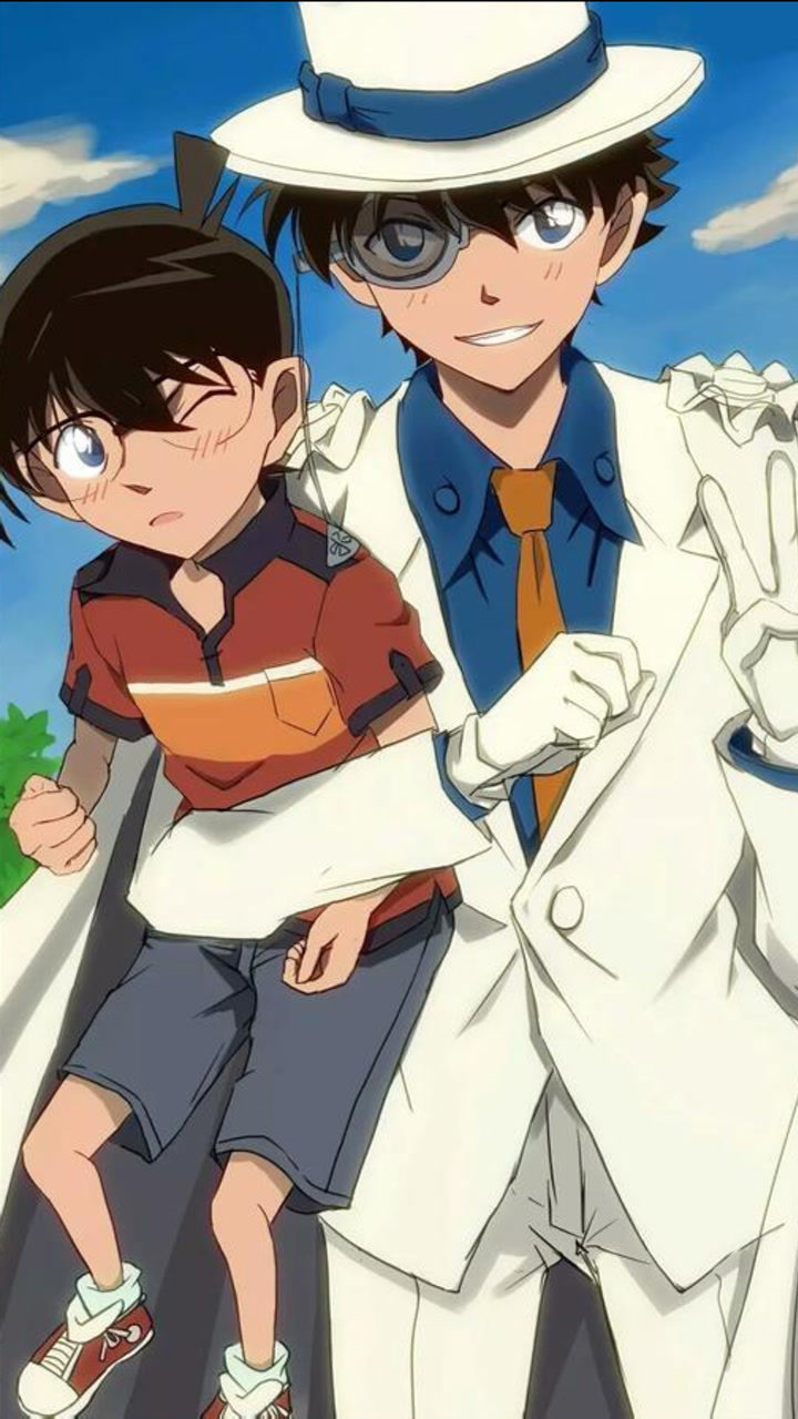 名侦探柯南基德和柯南才是真爱青子和小兰就是意外时间都去哪了