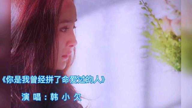 伤感情歌《你是我曾经拼了命爱过的人》完整版,演唱:韩小欠