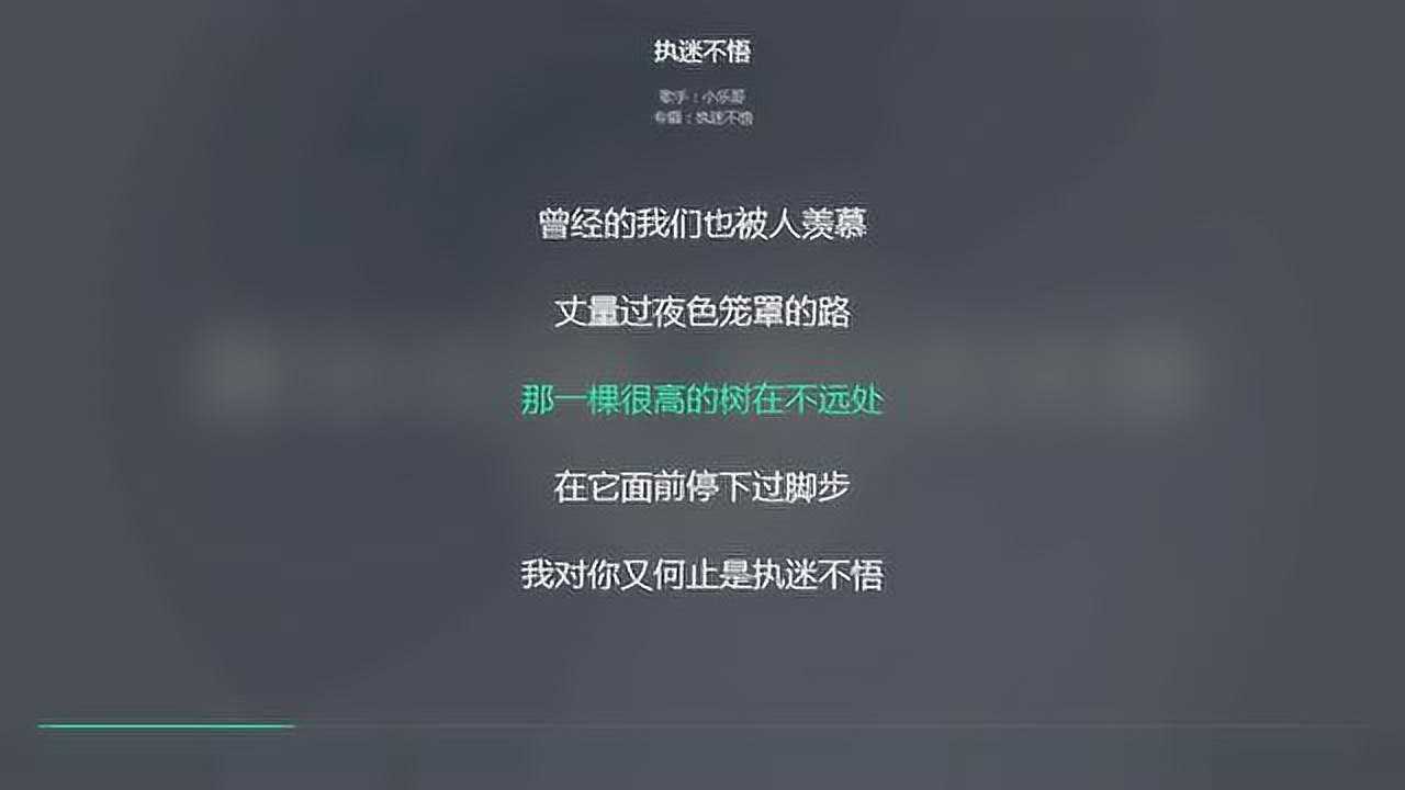 2020网络最火歌曲抖音必听执迷不悟小乐哥动态歌词版