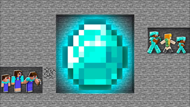 我的世界mc动画:最稀有的钻石矿