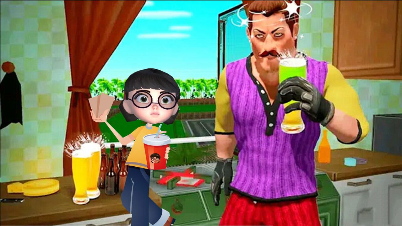 你好邻居:邻居说塔米偷看他洗澡,做一杯盐多多咖啡给他尝尝!