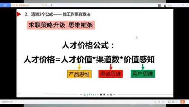 菜鸟无忧之你必须要知道的2个公式,好工作如何找?