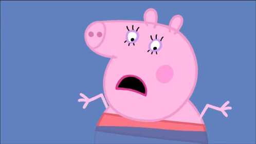 猪妈妈下海冬泳冻得直发抖,趣味卡通儿童简笔画