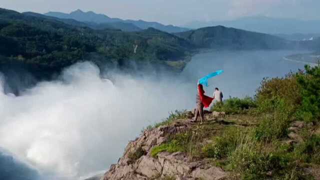 辽宁省第一大水库桓龙湖库区2020年9月4曰开闸泄洪!